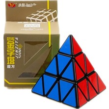 Papajack Black-Yj Guanlong 3X3X3 Piramit Sihirli Küp Eğitici 3x3 Hız Küp Çocuk Oyuncakları (Yurt Dışından)