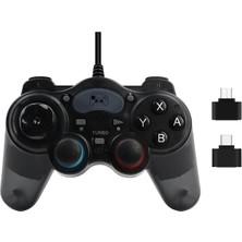 Papajack Black-7 In 1 Kablolu Oyun Denetleyicisi Için Sony Ps3/ps4 Için Nintendo Anahtarı Pc Konsolu Joystick Gamepad Joypad Oyun Aksesuarları (Yurt Dışından)