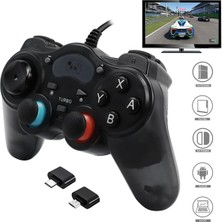 Papajack Black-7 In 1 Kablolu Oyun Denetleyicisi Için Sony Ps3/ps4 Için Nintendo Anahtarı Pc Konsolu Joystick Gamepad Joypad Oyun Aksesuarları (Yurt Dışından)