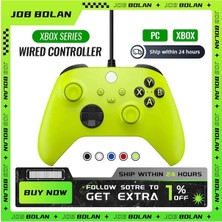 Papajack Xbox Serisi Xs Gamepad Video Oyunu Denetleyicisi Için Beyaz Kablolu Denetleyici, Xbox One ve Windows 10/11 Için Oyun Denetleyicisi (Yurt Dışından)