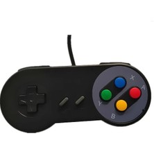 Papajack Black-1pcs Kablolu Süper USB Denetleyici Gamepad Joystick Nintendo Snes Oyunları Windows Pc Mac Bilgisayar Için Klasik Joypad (Yurt Dışından)