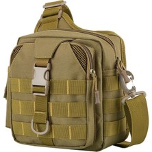 Papajack Siyah-Taktik Omuz Çantası Askeri Ordu Sling Sırt Çantası Açık Spor Yürüyüş Kamp Avcılık Edc Crossbody Molle Sırt Çantası (Yurt Dışından)