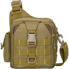 Papajack Siyah-Taktik Omuz Çantası Askeri Ordu Sling Sırt Çantası Açık Spor Yürüyüş Kamp Avcılık Edc Crossbody Molle Sırt Çantası (Yurt Dışından)