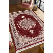 Efor Halı Amasra Kırmızı Halı Yumuşak Oturma Odası Salon Çocuk Odası Mutfak Halısı P256D 150 x 230