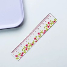 Bifeng Shop No.1 Stili Çiçek Cetvel Kawaii Kore Kırtasiye Şeffaf 15 cm Regla Okul Malzemeleri Çizim Aracı Papeleria Aksesuarları Okul Kuralları (Yurt Dışından)
