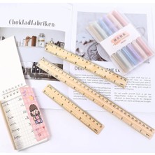 Bifeng Shop 30CM Tarzı M Düz Cetveller Profesyonel Çizim Cetvelleri Öğrenci Öğretmen Için Yüksek Li Ahşap Cetveller (Yurt Dışından)