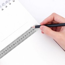Bifeng Shop 150MM Tarzı Çift Taraflı Ölçüm Metal Cetvel Öğrenme Ofis Kırtasiye Çizim Malzemeleri (Yurt Dışından)