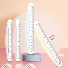 Bifeng Shop Pembe Tarzı M Düz Astar Cetvel Çok Fonksiyonlu Geometri Ölçüm Cetveli Basit Dalga Çizgi Ölçeği Cetvel (Yurt Dışından)