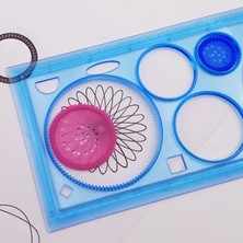 Bifeng Shop Et Yaratıcı Çizim Şablonu Cetvel Spirograph Geometrik Öğrenme Çizim Aracı Öğrenci Kırtasiye Ofis Malzemeleri (Yurt Dışından)