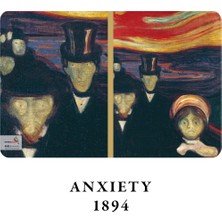 Retronote Edward Munch 4'lü Defter Seti - Anxiety Series - Çizgisiz - 64 Sayfa - 14X21CM