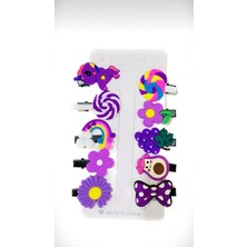 Uras Desing 10 Adet Takım Yeni Kızlar Sevimli Karikatür Saç Klipleri ,saç Tokası