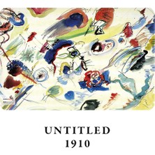 Retronote Wassily Kandinsky 4'lü Defter Seti - Great Synthesis Series - Çizgisiz - 64 Sayfa - 14X21CM