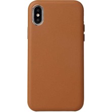 Karagöz Technology iPhone Xs 5.8 - Uyumlu Karagöz Technology Eyzi Kapak-Kahverengi