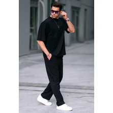 Yakamel Erkek Oversize Pijama Takımı