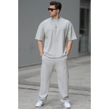 Yakamel Erkek Oversize Pijama Takımı