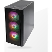 Gamemaster R12 Rainbow 4 Fanlı Atx Gaming Kasa  600 Watt Psu 80+ Bronze