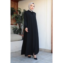 Kadeem Giyim Yarım Mevlana  Petek Krep Yazlık Ferace