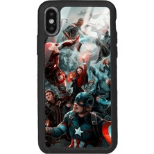 Spoyi Apple iPhone Xs Max Avengers Ultron Tasarımlı Glossy Telefon Kılıfı