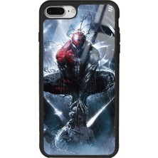 Spoyi Apple iPhone 7 Plus - 8 Plus Spiderman Tasarımlı Glossy Telefon Kılıfı