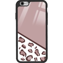 Spoyi Apple iPhone 6s Plus Kahverengi Leopar Tasarımlı Glossy Telefon Kılıfı