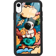 Spoyi Apple iPhone Xr Baby Astronaut Tasarımlı Glossy Telefon Kılıfı