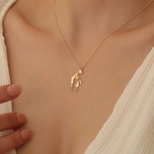 Nox Jewelry 14 Ayar Mikron Kaplama Anne ve Kızı Kolye - CN00250