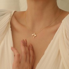 Nox Jewelry 14 Ayar Mikron Altın Kaplama Taşlı Yusufçuk Gümüş Kolye – Minimal Işıltılı Dragonfly Model- CNS00155