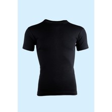 Ceylanoğlu 6'lı Erkek O Yaka Yarım Kol ATLET-005 Siyah