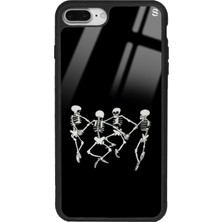 Spoyi Apple iPhone 7 Plus - 8 Plus Dancer Skeleton Tasarımlı Glossy Telefon Kılıfı