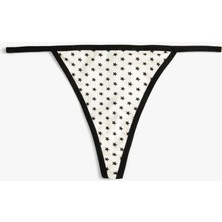 Koton String Külot Yıldız Baskılı