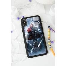 Spoyi Apple iPhone x - Xs Uyumlu Spiderman Tasarımlı Glossy Telefon Kılıfı