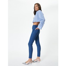Koton Yüksek Bel Skinny Kot Pantolon Dar Paça Cepli - Carmen Skinny Jeans