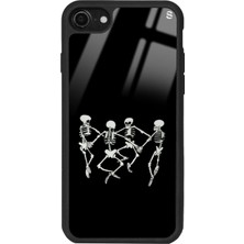 Spoyi Apple iPhone 7 - 8 - Se Dancer Skeleton Tasarımlı Glossy Telefon Kılıfı