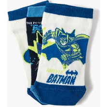 Koton 3'lü Batman Baskılı Çorap Seti Lisanslı