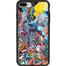 Spoyi Apple iPhone 7 Plus - 8 Plus Uyumlu Retro Machine Tasarımlı Glossy Telefon Kılıfı