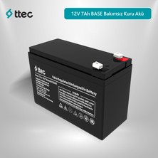 Ttec 12V 7 Ah Base Bakımsız Kuru Akü