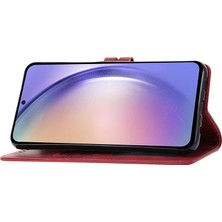 Cool-M Samsung Galaxy A35 5g Happy Cat Desen Basılı Cüzdan Telefon Kılıfı (Yurt Dışından)