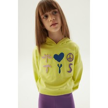 Tyess  Kız Çocuk Yeşil Sweatshirt