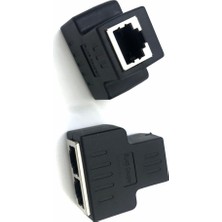 Pergyi Stp Utp Cat6 RJ45 8P8C Stecker Auf Çift RJ45 Ayırıcı Netzwerk Ethernet Bağlantı Kablosu Adaptörü Aqjg (Yurt Dışından)