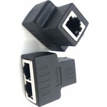 Pergyi Stp Utp Cat6 RJ45 8P8C Stecker Auf Çift RJ45 Ayırıcı Netzwerk Ethernet Bağlantı Kablosu Adaptörü Aqjg (Yurt Dışından)