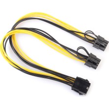Pergyi 30CM Cpu 8pin'den Grafik Ekran Kartına Çift 8pin (6pin+2pin) Güç Kablosu (Yurt Dışından)