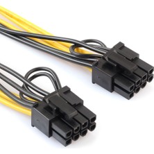 Pergyi 30CM Cpu 8pin'den Grafik Ekran Kartına Çift 8pin (6pin+2pin) Güç Kablosu (Yurt Dışından)