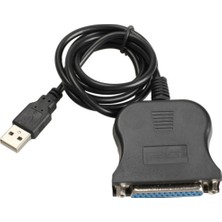 Pergyi Yeni USB 1.1 DB25 Dişi Bağlantı Noktası Baskı Dönüştürücü Kablo Lpt USB Adaptörü Lpt Kablosu Lpt USB Kablosu Siyah (Yurt Dışından)