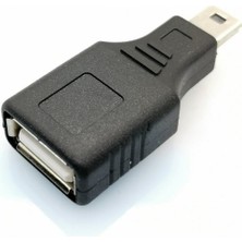 Pergyi Mini USB Erkek USB Dişi Dönüştürücü Konnektör Transferi Veri Sync Otg Adaptörü Araba Aux Mp3 Mp4 Tablet Telefonlar U-Disk Fare (Yurt Dışından)