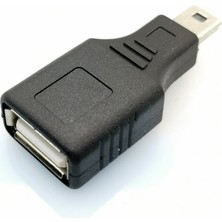 Pergyi Mini USB Erkek USB Dişi Dönüştürücü Konnektör Transferi Veri Sync Otg Adaptörü Araba Aux Mp3 Mp4 Tablet Telefonlar U-Disk Fare (Yurt Dışından)