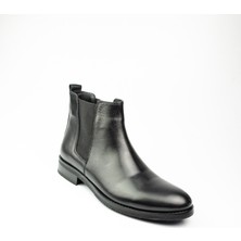 Marcomen 9963 Siyah Deri Erkek Klasik Bot