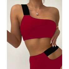 Deep Beach Lastikli Cut Out Bikini Takım DB200713BT
