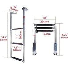 Erol Teleskopik Merdiven 3'lü Platform Üstü