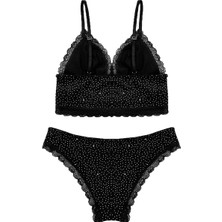 Koton Siyah Puanlı Bralet Takım Ds200583brt