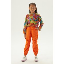 Tyess Kız Çocuk Oranj Pantolon